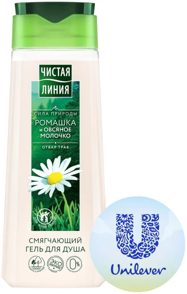 Чистая Линия гель для душа смягчающий, 250 мл