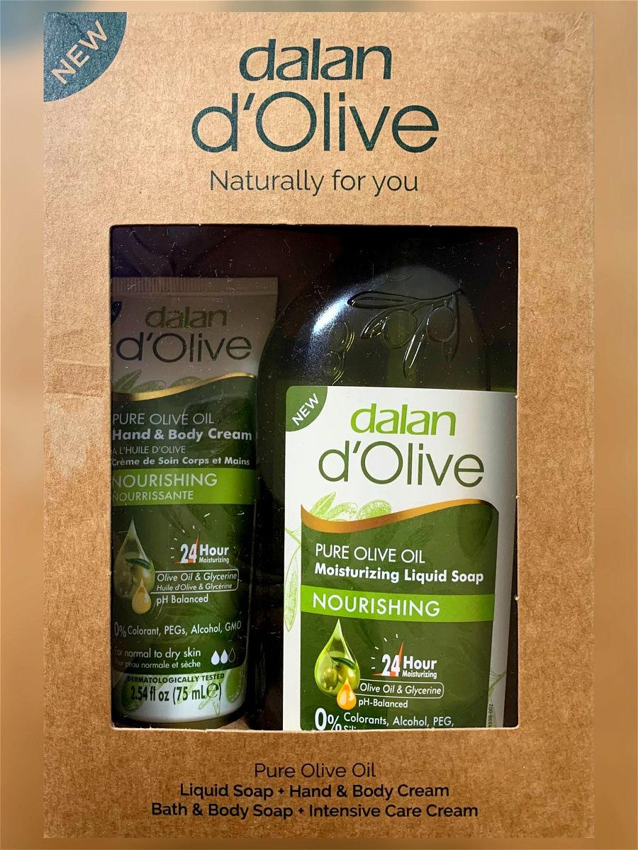 ДАЛАН НАБОР D`Olive ( Жидк.мыло 300+ Крем 20+Крем75 +Мыло 200 гр)