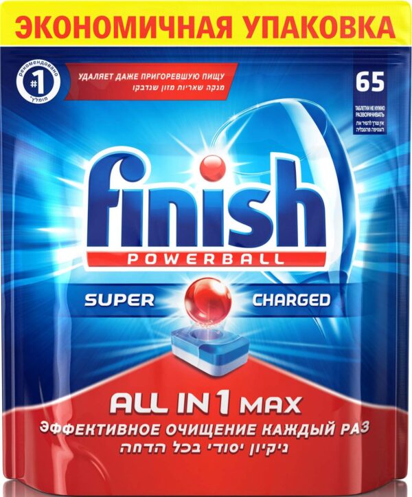 FINISH  Таблетки  65 шт  д/ ПММ  all in 1