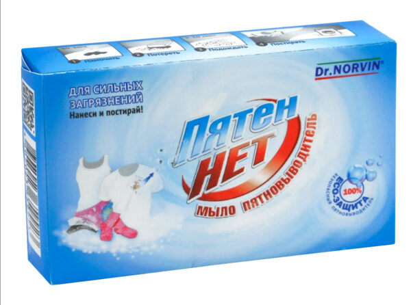 СВЕЖИНКА      МЫЛО  Dr.Norvin Пятен нет (отбеливающая ) 100 гр.