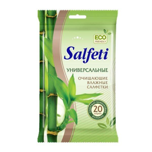 Влажн.   Салф.     SALFETTI   20шт. Универсал. ECO Бамбук