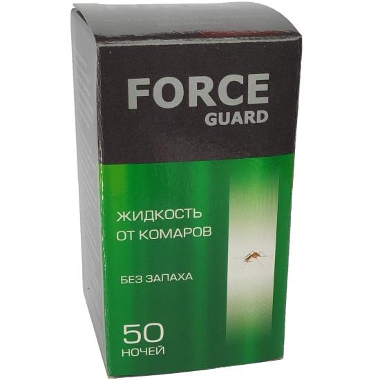 ФОРС ГАРД    Жидкость 50 н. от комаров ЗЕЛЕНАЯ без запаха