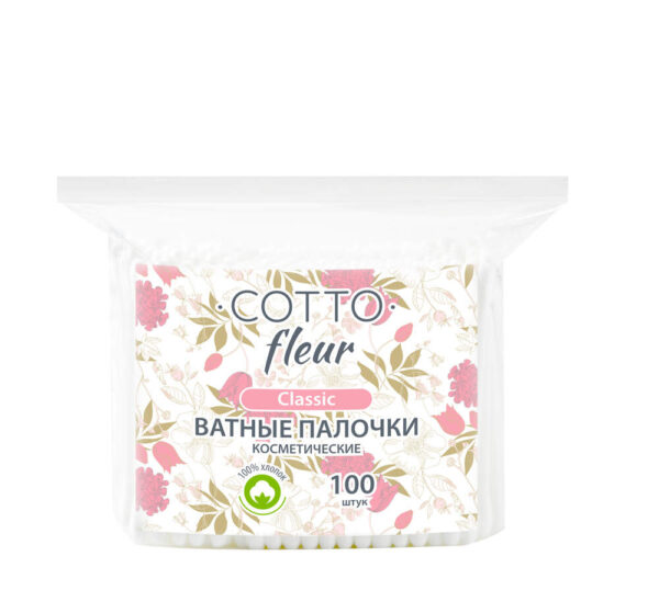Палочки ватн.  COTTA VIVA    100 шт   (пакет)