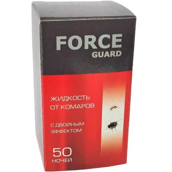 ФОРС ГАРД    Жидкость 50 н. от комаров КРАСНАЯ с двойным эффектом