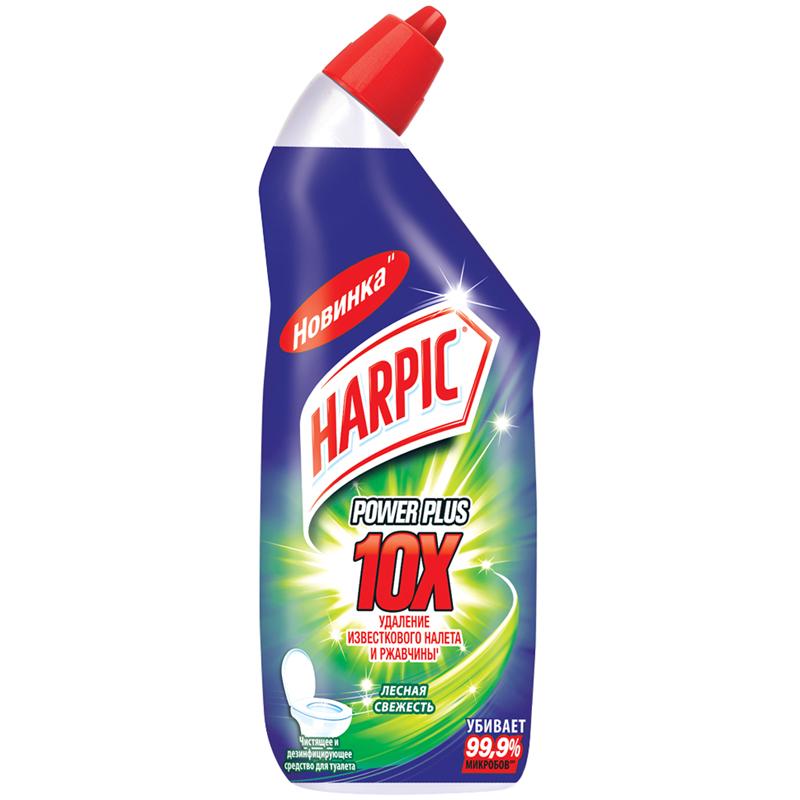 ХАРПИК 450 МЛ Power Plus д/туалета дезиф. ср-во Лесная свежесть