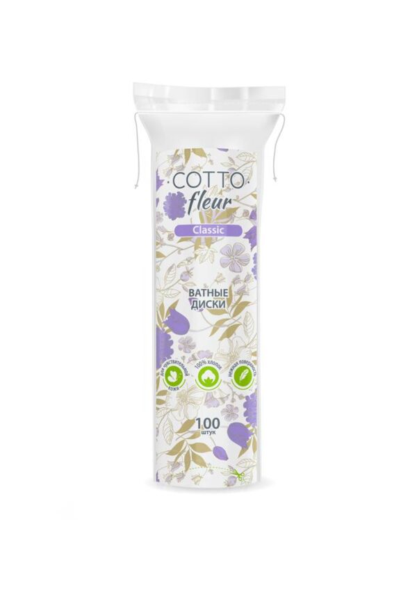 Диски   COTTO VIVA / Fleur classic    100 шт