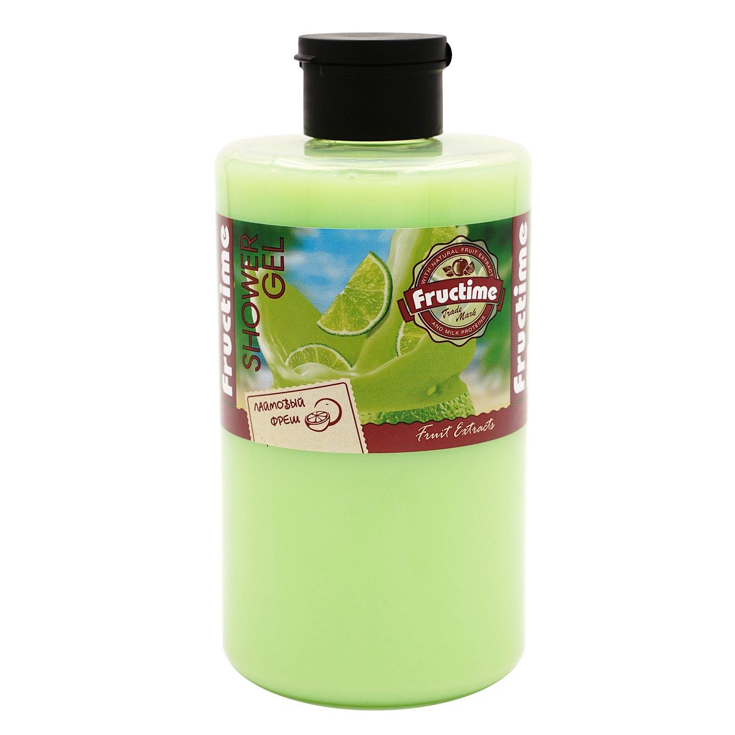 Фруктайм гель для душа  лаймовый фреш  460 гр