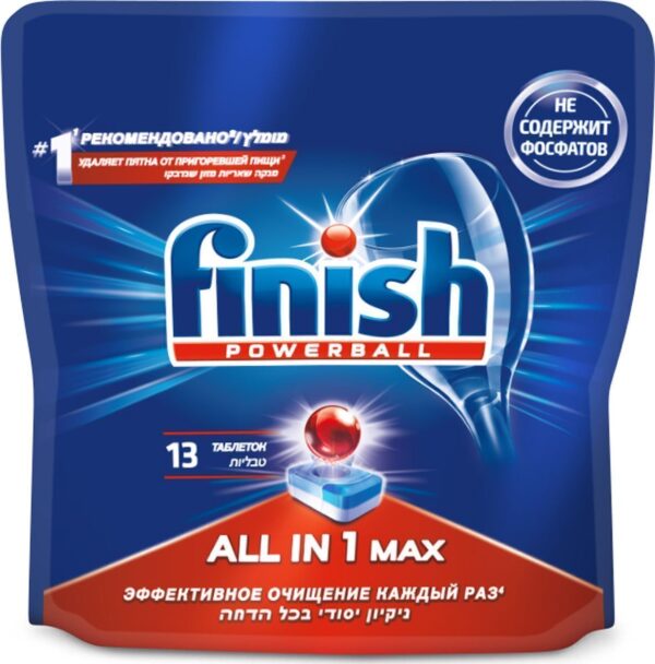 FINISH  Таблетки  13 шт  д/ ПММ  all in 1