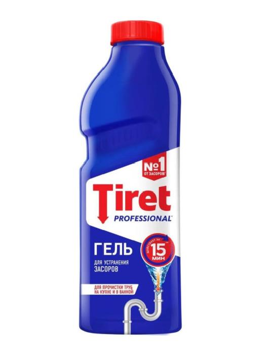 ТИРЕТ  СИНИЙ  1000 мл  Гель д/удал,засоров в трубах ( Синний )
