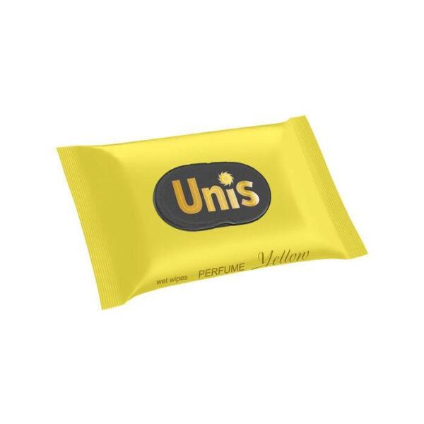 Влажн,       Салф. Unis 24 шт  антибак. Perfume Yellow с клапаном
