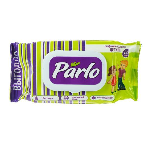 Влажн.          Салф. PARLO 120 шт  д/ детей Клапан