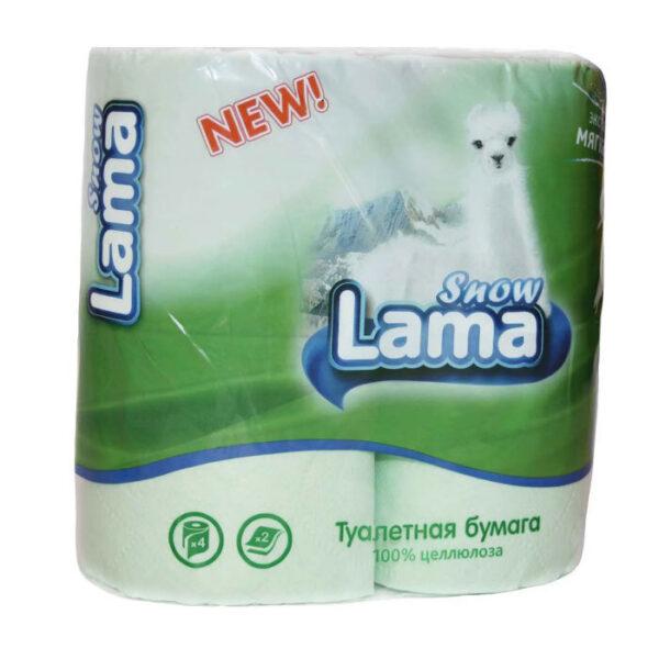 БУМАГА     Туалетная     LAMA   2-х сл.  8 шт.      Белая