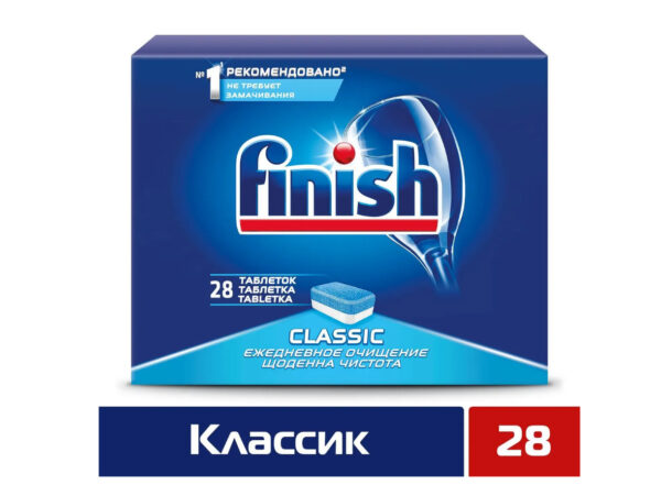 FINISH  Таблетки  28шт  д/ ПММ   all in1  Классик