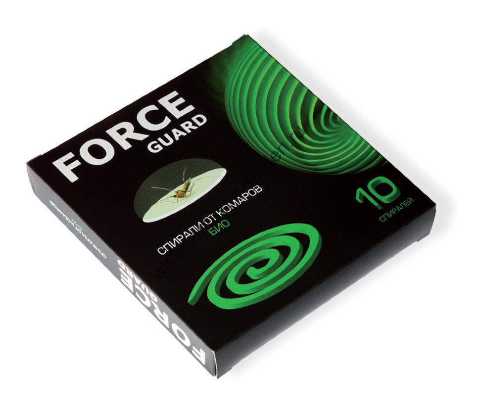 ФОРС ГАРД    Спирали от комаров БИО  (Зелёные)