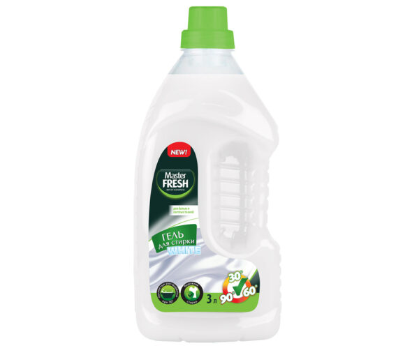МАСТЕР  ФРЕШ  ГЕЛЬ для стирки 3 л. WHITE