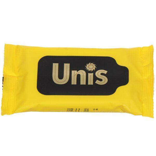 Влажн.  Салф.   UNIS      15шт  PERFUME YELLOW антибакт.
