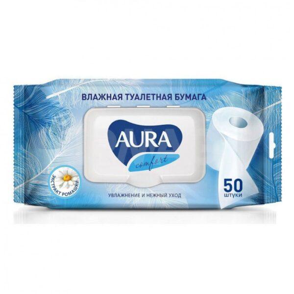 Влажн.    Бумага   Туалетная    АУРА ultra comfort 120шт