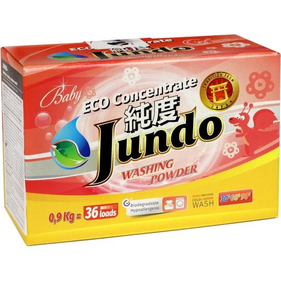 МАМА   Jundo Конц-ный ЭКО порошок 900гр BABY Детский для стирки  (36стир)