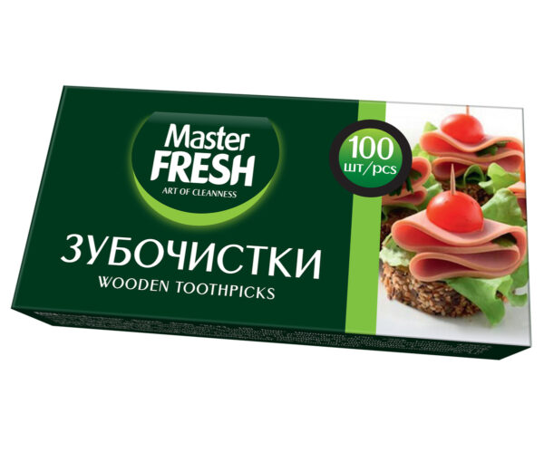 МАСТЕР ФРЕШ  Зубочистки 100 ШТ