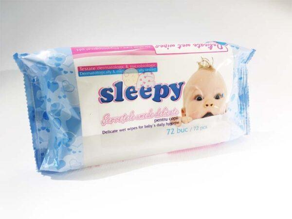 Влажн.   Салф.   SLEEPY    72 шт  Детские  д/ чувствительной