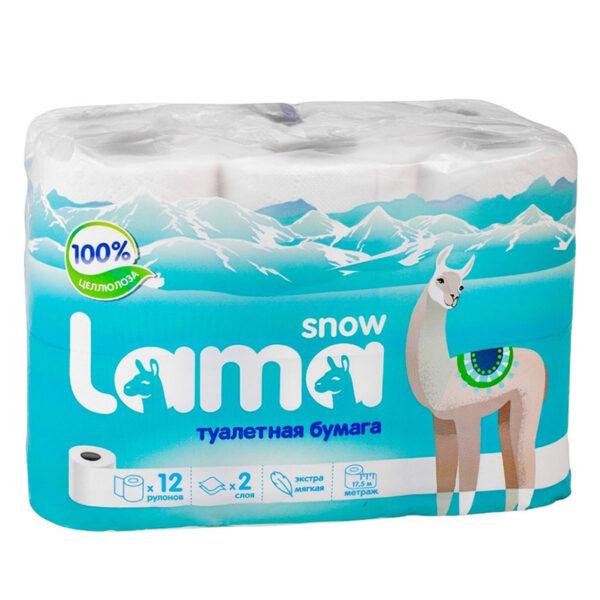 БУМАГА     Туалетная     LAMA    2-х сл.  4 шт.  Белая