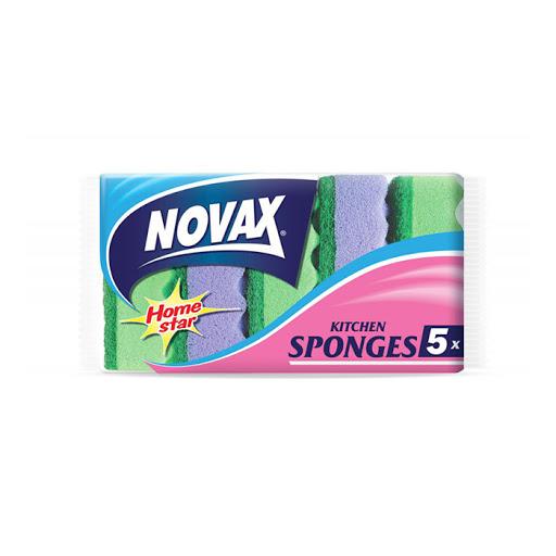 Губка      д/ Посуды NOVAX   5шт